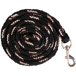 Longe Rosegold met musketonhaak HKM Longe Rosegold met musketonhaak HKM