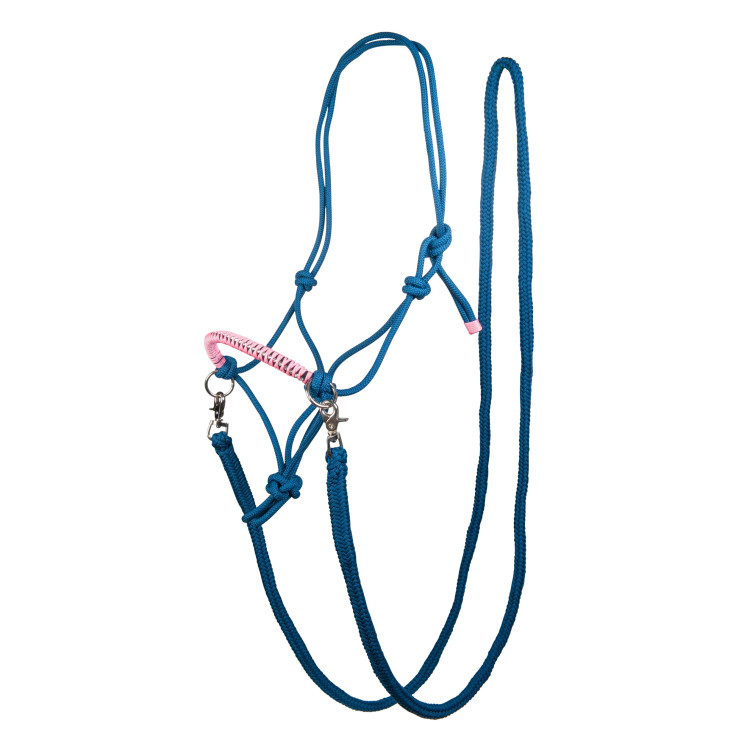 Licol éthologique Strass avec rênes / longes HKM Licol éthologique Strass avec rênes / longes HKM