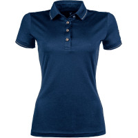 Polo Rosegold Glamour Style HKM Bleu foncé / or rose Bleu marine
