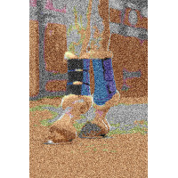 Comfort Mesh beenbeschermers HKM Donkerblauw