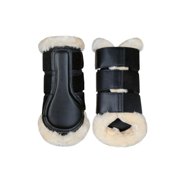 Comfort Mesh beenbeschermers HKM Zwart