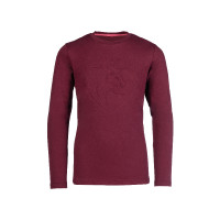 Polo met lange mouwen Amelie HKM Donkerrood