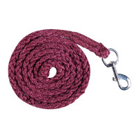 Longe Berry met karabijnhaak HKM Donkerrood Longe Berry met karabijnhaak HKM Donkerrood