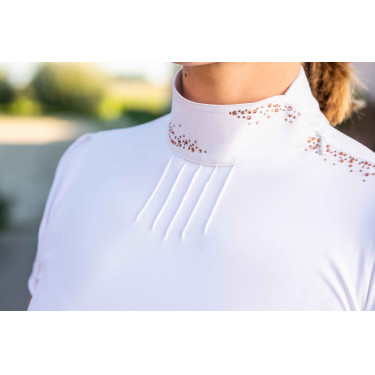 Polo de concours Darya HKM Blanc Polo de concours Darya HKM Blanc