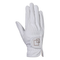 Gants Competition HKM Blanc / rose Gants Competition HKM Blanc / rose