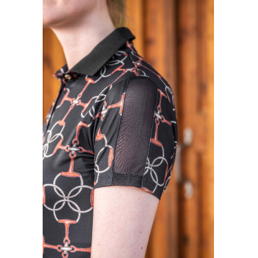 Polo Edinburgh HKM Zwart Polo Edinburgh HKM Zwart