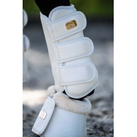 Guêtres de dressage Edinburgh arrière HKM Brandy Marron Guêtres de dressage Edinburgh arrière HKM Brandy Marron