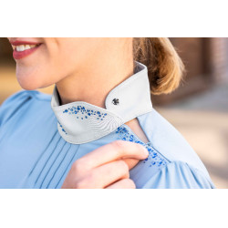 Polo de concours Darya HKM Bleu gris Polo de concours Darya HKM Bleu gris