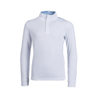 Wedstrijdpolo Hunter Kids lange mouwen HKM Wit