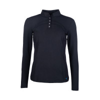 Lange mouwen poloshirt Port Royal HKM Zwart