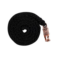 Longe Berry met antipaniekmusketon HKM Zwart / roségoud Longe Berry met antipaniekmusketon HKM Zwart / roségoud