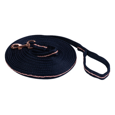 Longe de travail Rosegold Glamour Style HKM Marine / or rose