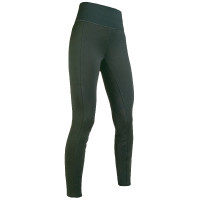 Legging Cosy Style volledig met silicone HKM Donkergroen Legging Cosy Style volledig met silicone HKM Donkergroen