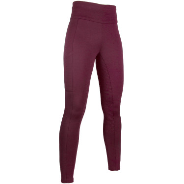 Legging Cosy Style fond intégral en silicone HKM Rouge foncé