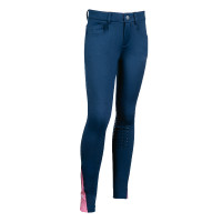 Pantalon Horse Spirit basanes en silicone HKM Bleu foncé Pantalon Horse Spirit basanes en silicone HKM Bleu foncé