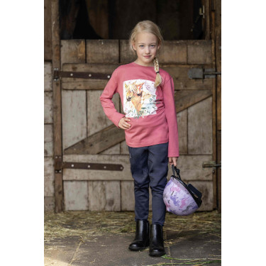 Broek Anni met siliconen kniestukken HKM Donkerblauw