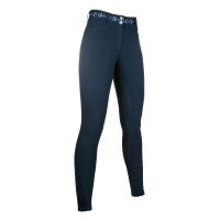 Broek Monaco Style met siliconen kniestukken HKM Donkerblauw