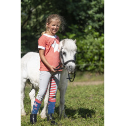 Hose Bibi&Tina Vollbesatz Silikon HKM Lichtgrijs Hose Bibi&Tina Vollbesatz Silikon HKM Lichtgrijs