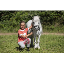 Hose Bibi&Tina Vollbesatz Silikon HKM Lichtgrijs Hose Bibi&Tina Vollbesatz Silikon HKM Lichtgrijs