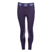 Legging Lola basanes en silicone HKM Lilas foncé Violet Legging Lola basanes en silicone HKM Lilas foncé Violet