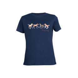 T-shirt enfants Pony Club HKM Bleu foncé