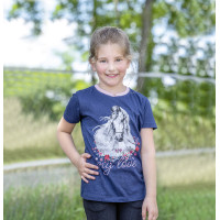 T-shirt Horse Spirit HKM Bleu foncé