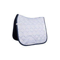 Tapis Dressage Competition HKM Blanc / marine