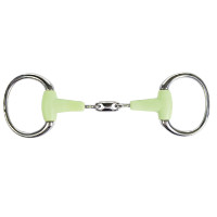 Dubbele gebroken bit 18 mm appelsmaak HKM Indicatieve kleur Transparant Dubbele gebroken bit 18 mm appelsmaak HKM Indicatieve kleur Transparant