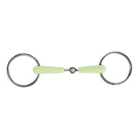Mors à anneaux 16 mm goût pomme HKM Couleur indicative Transparent Mors à anneaux 16 mm goût pomme HKM Couleur indicative Transparent