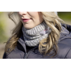 Écharpe tube Lucy HKM Gris clair