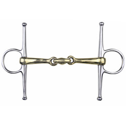Naaldtrens van nikkelzilver 16 mm ringen roestvrij staal HKM Naaldtrens van nikkelzilver 16 mm ringen roestvrij staal HKM