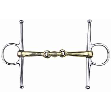 Naaldtrens van nikkelzilver 16 mm ringen roestvrij staal HKM Naaldtrens van nikkelzilver 16 mm ringen roestvrij staal HKM