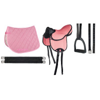 Selle Shetland set Beginner HKM Rose Selle Shetland set Beginner HKM Rose
