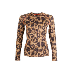 T-shirt Clolour Breeze manches longues HKM Naturel Marron