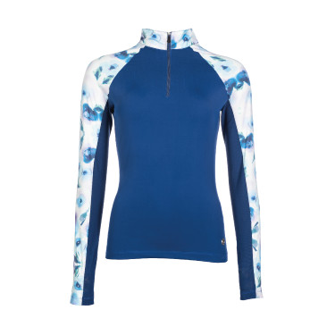 T-shirt fonctionnel Essentials Flower HKM Bleu royal / bleu clair T-shirt fonctionnel Essentials Flower HKM Bleu royal / bleu clair