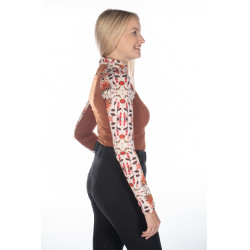 Functioneel T-shirt Essentials Flower HKM Bruin / koper Oranje