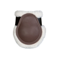 Protèges boulets Basic doublé en fourrure synt. HKM Marron foncé Protèges boulets Basic doublé en fourrure synt. HKM Marron foncé