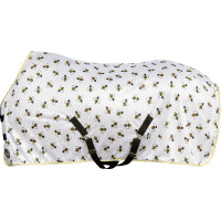 Couverture anti-mouches Bee HKM Blanc / jaune