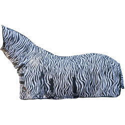 Zebra vliegen-deken en halsstuk HKM Zebra vliegen-deken en halsstuk HKM