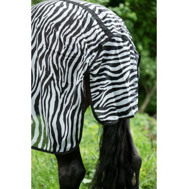 Zebra vliegen-deken en halsstuk HKM Zebra vliegen-deken en halsstuk HKM