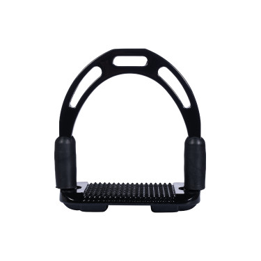 Étriers de sécurité Ultra Safety aluminium HKM Noir Étriers de sécurité Ultra Safety aluminium HKM Noir