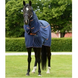 Bucas Therapy Cooler deken Marine / oranje Blauw Bucas Therapy Cooler deken Marine / oranje Blauw