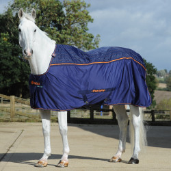 Couverture Bucas Therapy Cooler Marine / orange Bleu Couverture Bucas Therapy Cooler Marine / orange Bleu