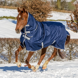 Couverture Bucas Freedom Turnout Full Neck 150g Bleu marine