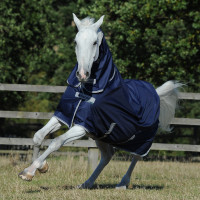 Couverture Bucas Freedom Turnout Full Neck 300g Bleu marine Couverture Bucas Freedom Turnout Full Neck 300g Bleu marine