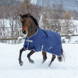 Bucas Freedom Turnout 150g deken Marine / zilver Blauw Bucas Freedom Turnout 150g deken Marine / zilver Blauw