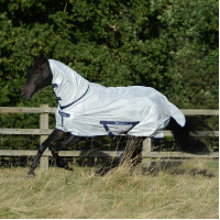 Couverture anti-mouches Bucas Freedom Full Neck Argent Couverture anti-mouches Bucas Freedom Full Neck Argent