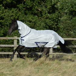Couverture anti-mouches Bucas Freedom Full Neck Argent Couverture anti-mouches Bucas Freedom Full Neck Argent