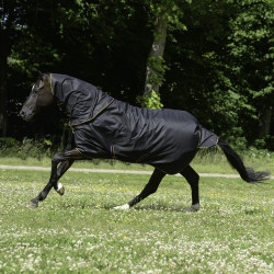 Couvre-cou Bucas Irish Combi Neck Noir / doré Couvre-cou Bucas Irish Combi Neck Noir / doré