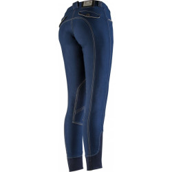 Pantalon Equithème Verona Enfant Marine / beige Bleu